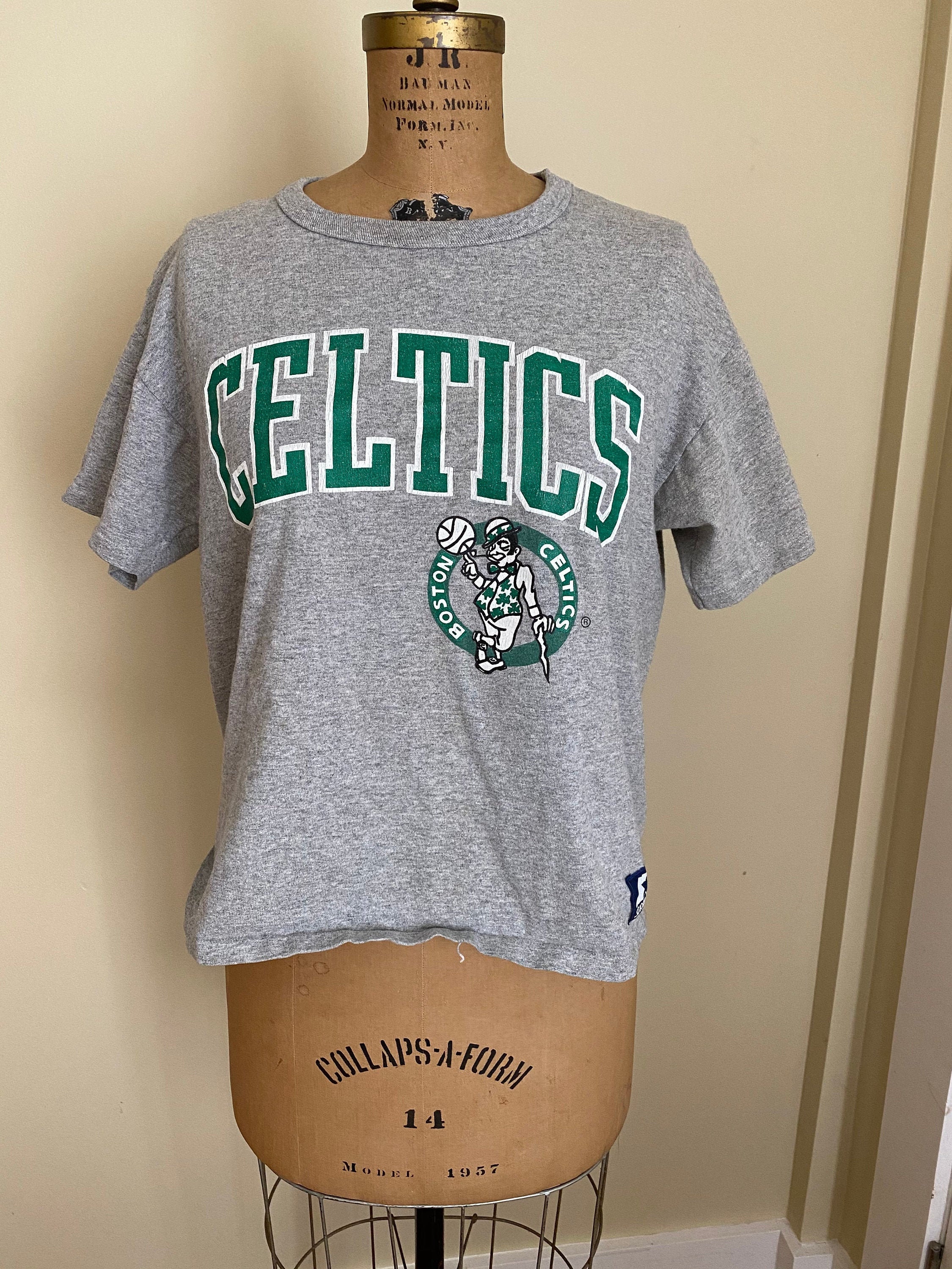 Vintage Boston Celtics camiseta recortada Starter Brand Crop Etsy