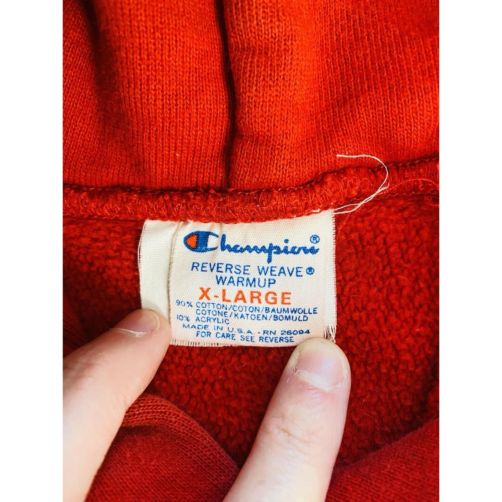 Vintage Champion Reverse Weave Warmup XL Pullover Hoodie 