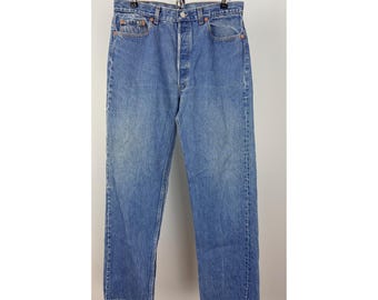 Vintage 80er Jahre Levis 501 Original Fit Herren Jeans W36 L32 100% Baumwolle Made In USA