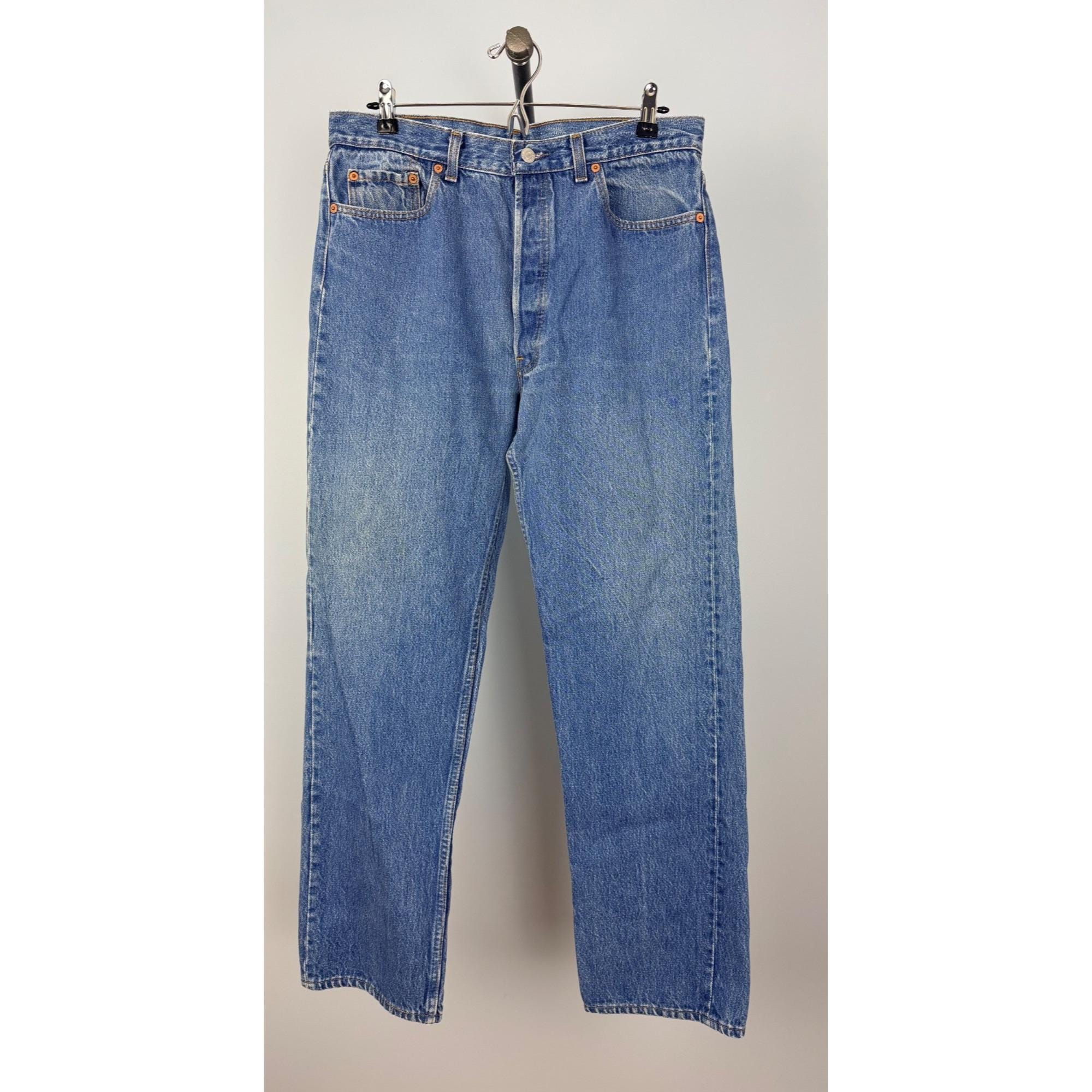 Vintage 80s Levis 501 Original Fit Mens Jeans W36 L32 100% Cotton