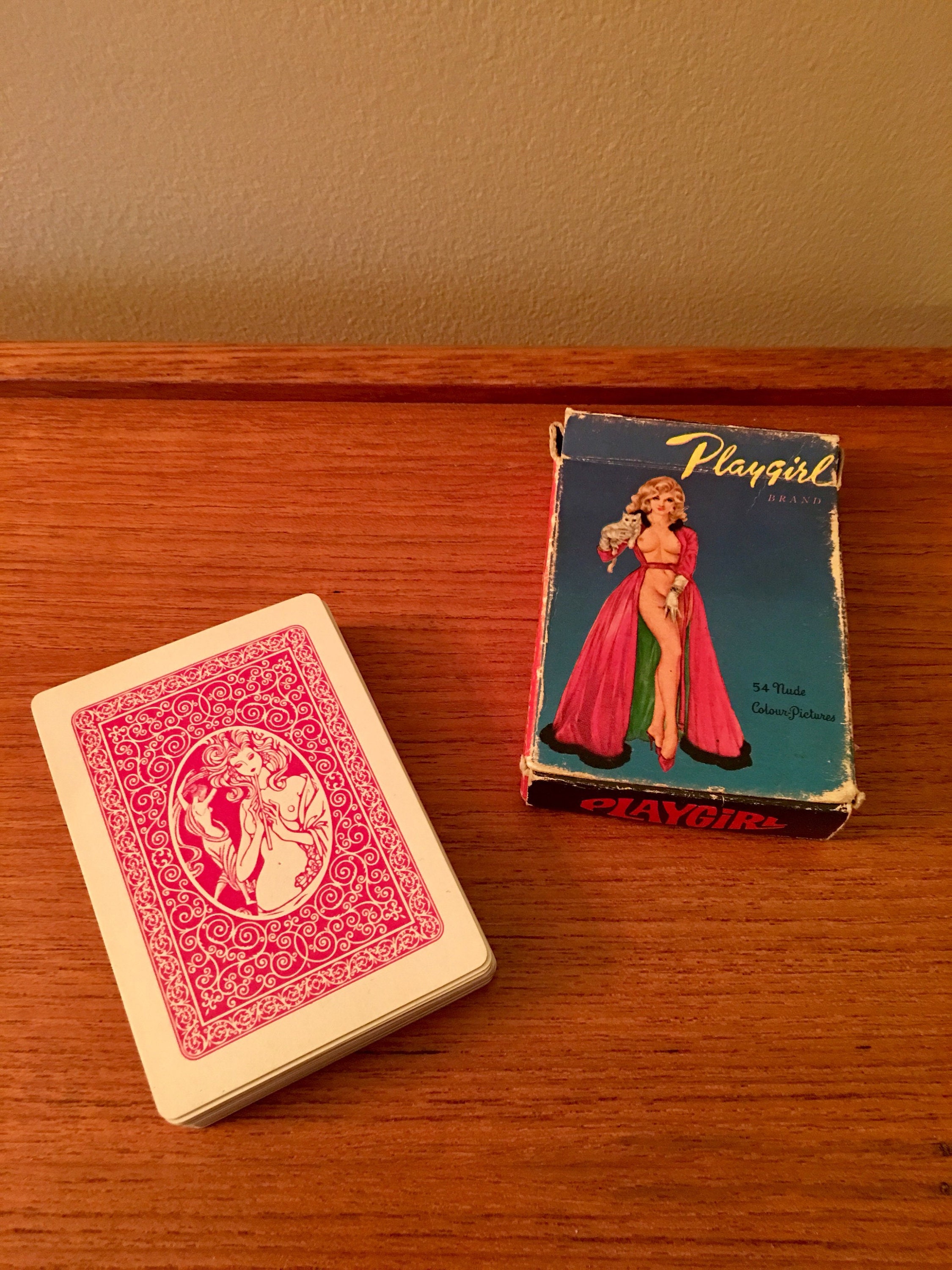 Vintage ADULT Playgirl Nude Women Playing Cards From the 1970s