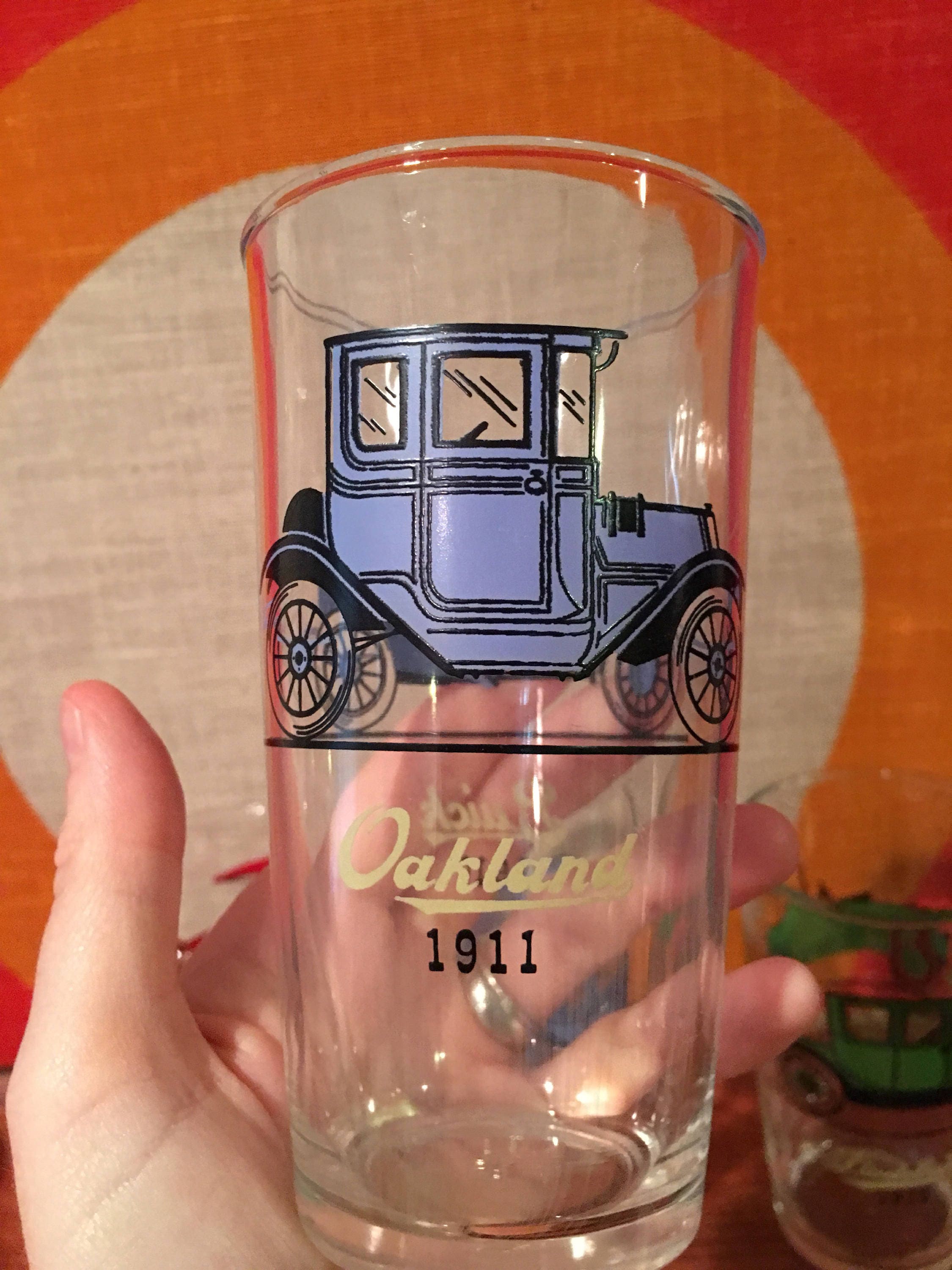 Vintage Hazel Atlas Antique Car Glasses 10 Available Antique Etsy