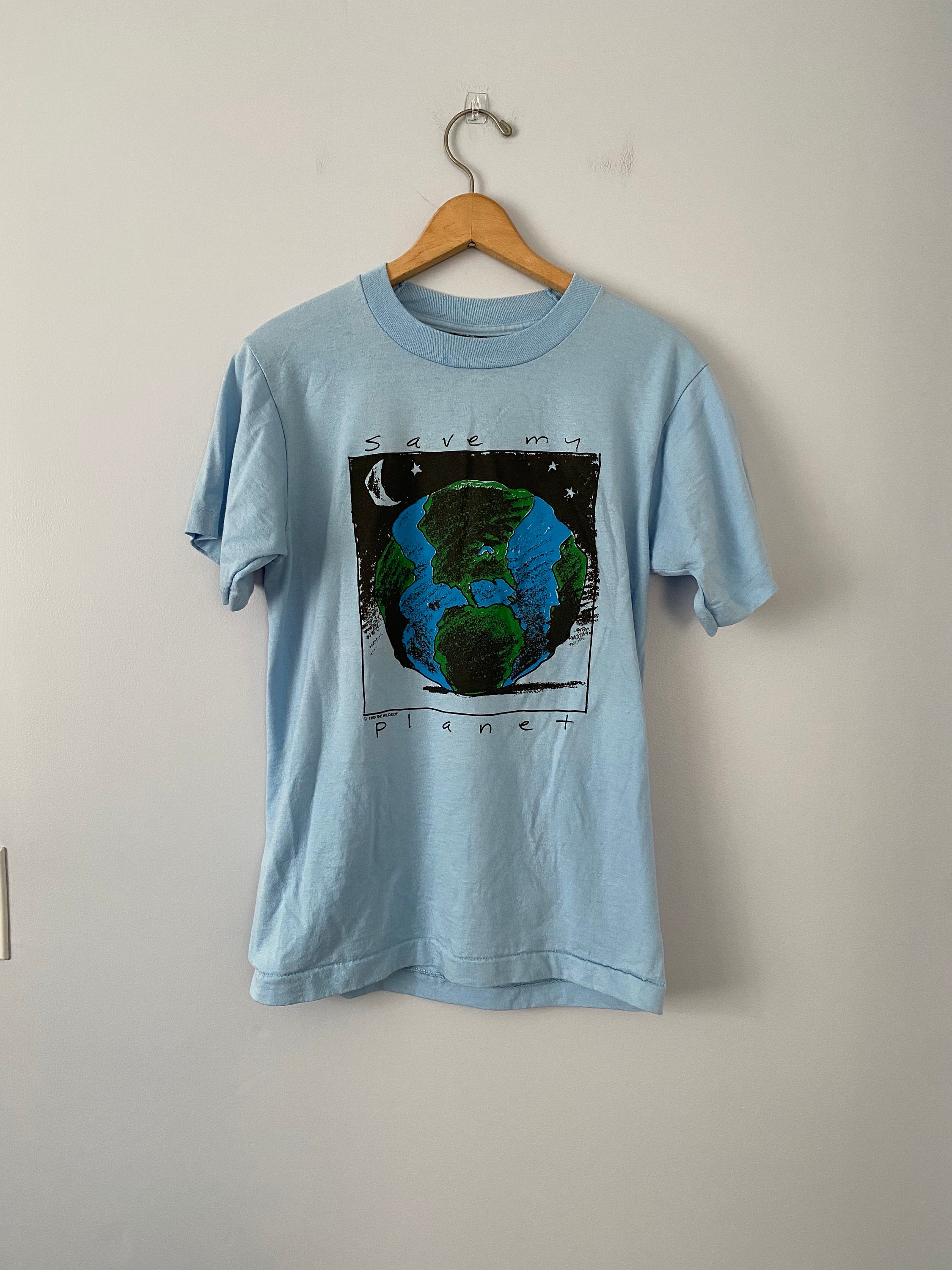 Vintage Save My Planet T-shirt, 1990 the Wildside, Size Medium