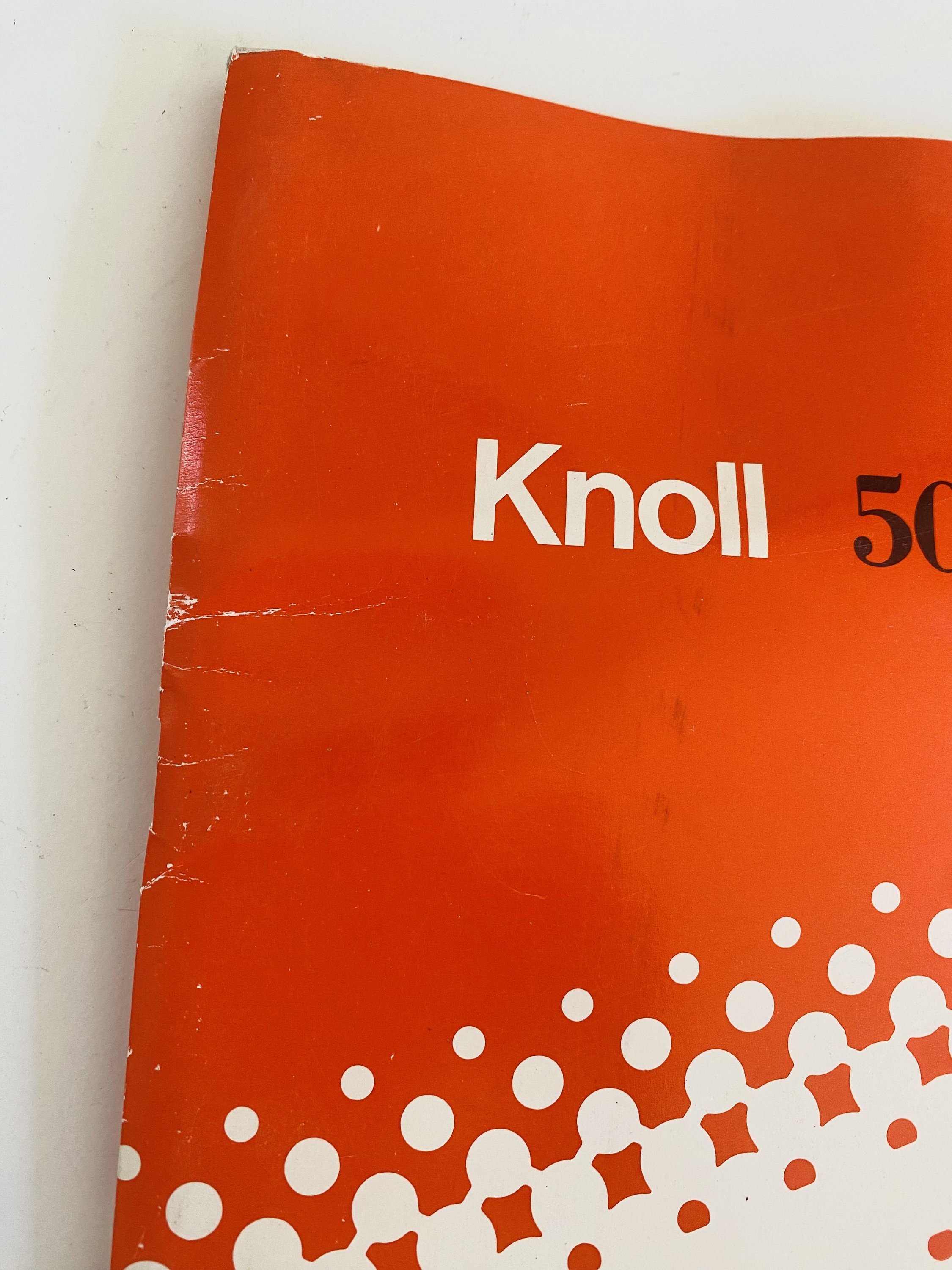 Knoll Design 洋書 Knoll 50 Years of Design Book, Printed in West Germany, Mid