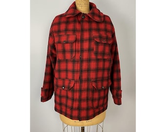50s ウールリッチ ハンティング バッファローチェック マッキーノ 古着
