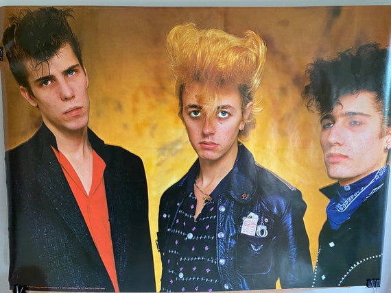 Vintage Stray Cats Poster, New Old Stock Poster, Original Stray