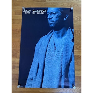 Eric Clapton 1994 From The Cradle Original Promo Poster 24x36 Never Displayed