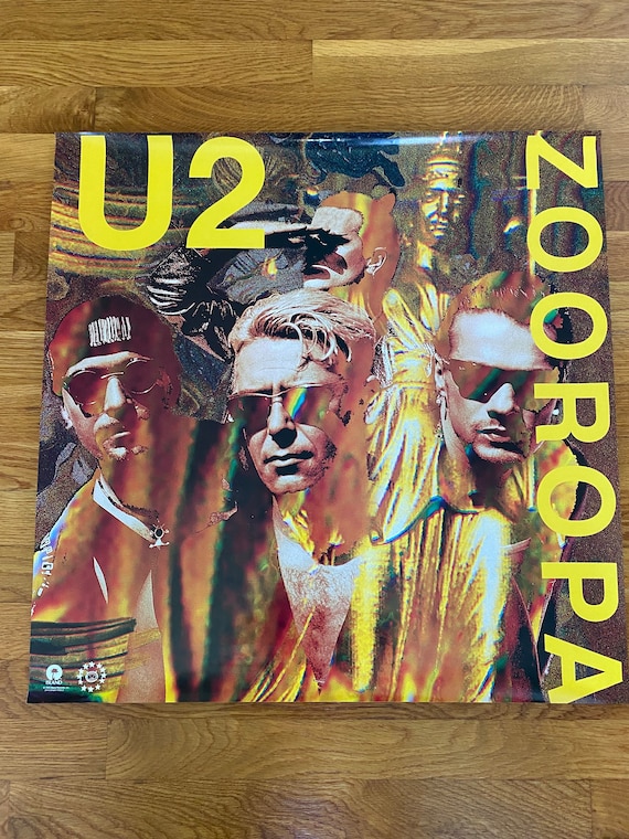 U2 Zooropa, Original 1993, Promotional Poster, 24
