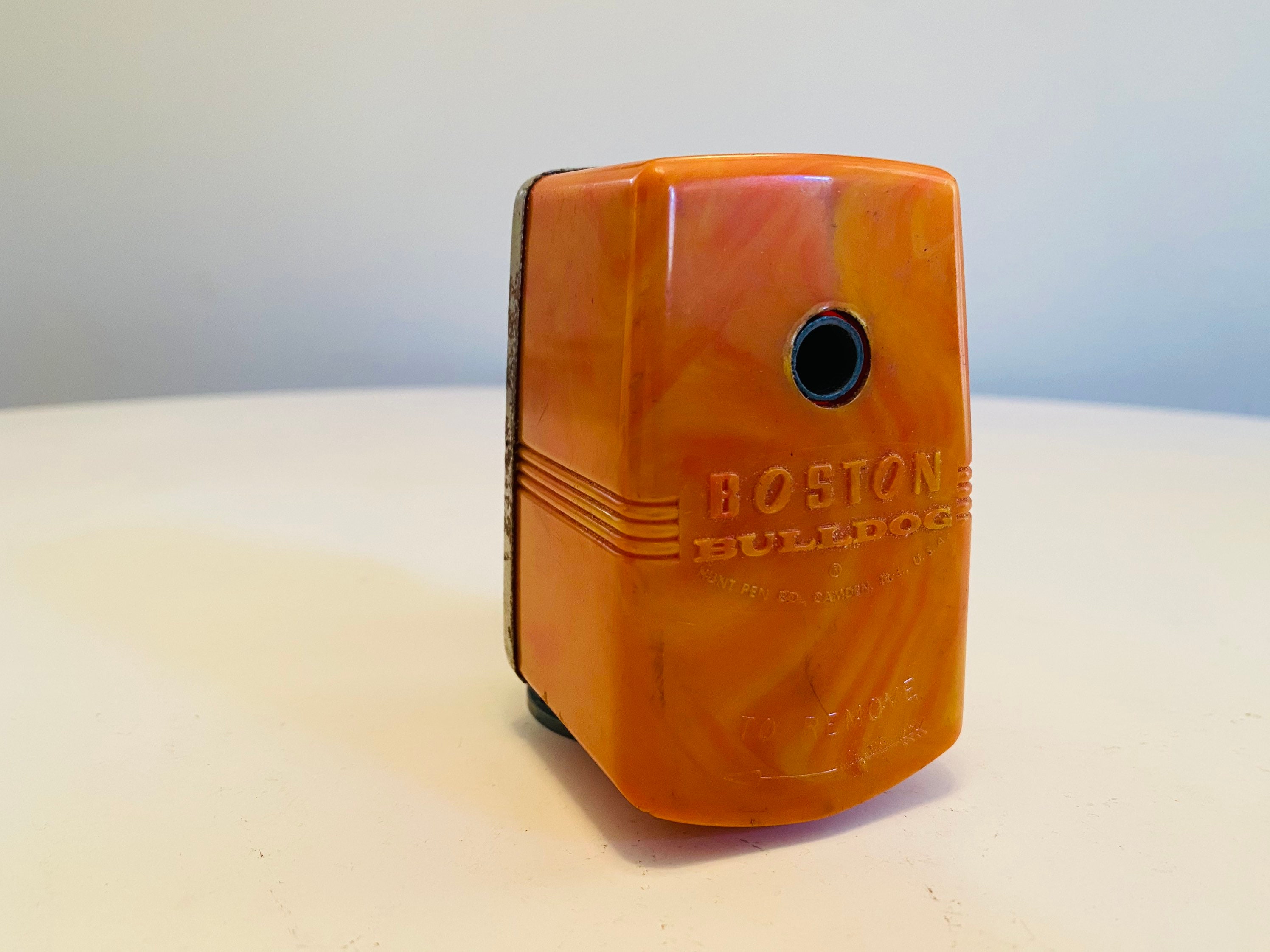 Vintage Boston Bulldog Pencil Sharpener Manual Desktop Pencil Etsy