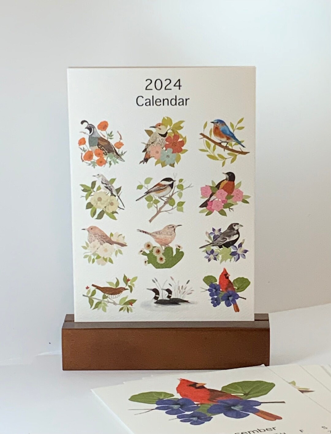 State Bird Desk Calendar 2024 2024 Desk Calendar 2024 Calendar With