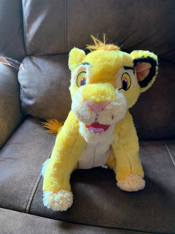 Simba From Lion King Plush Toy Etsy
