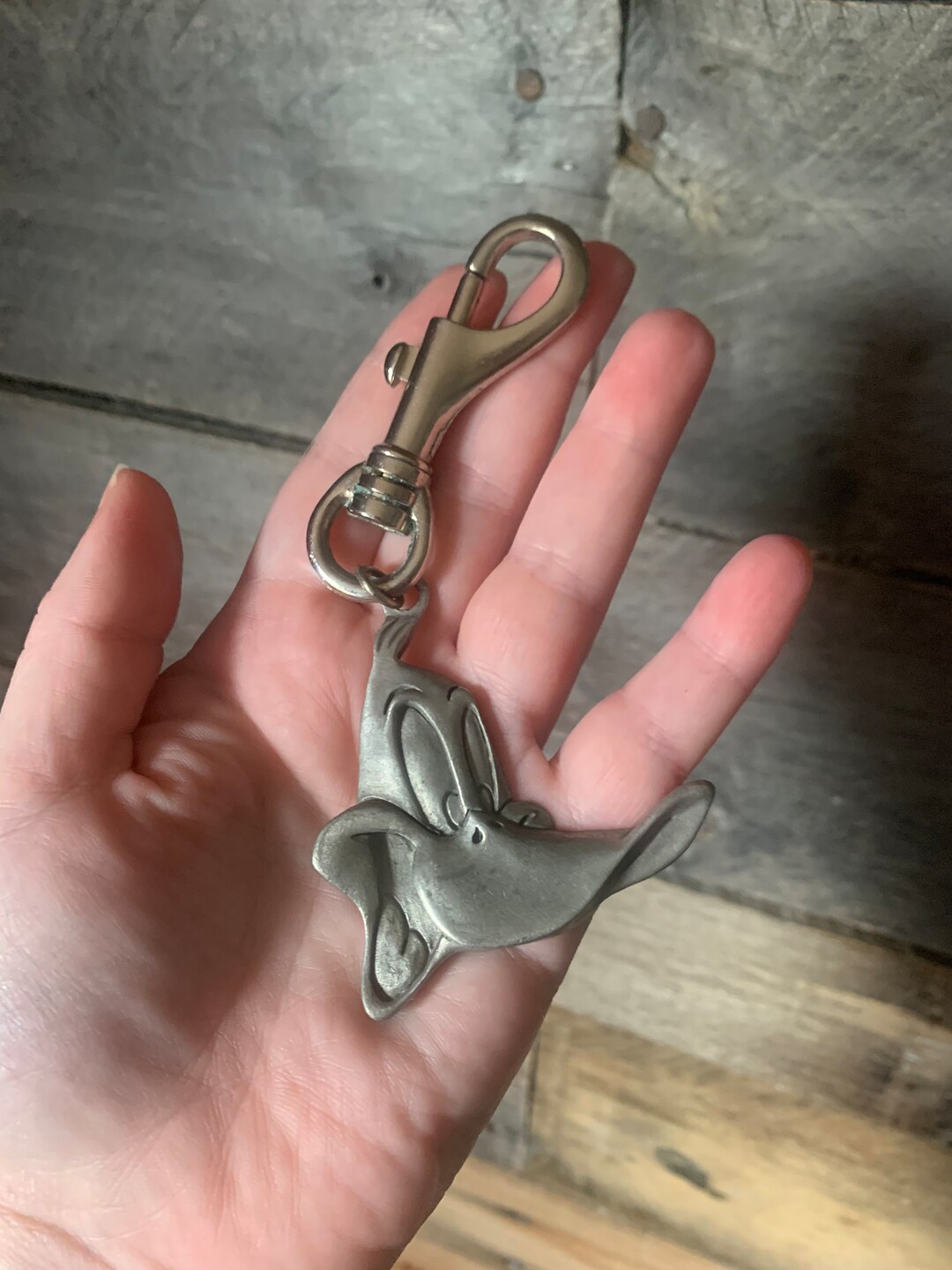 Vintage Daffy Duck Keychain Etsy