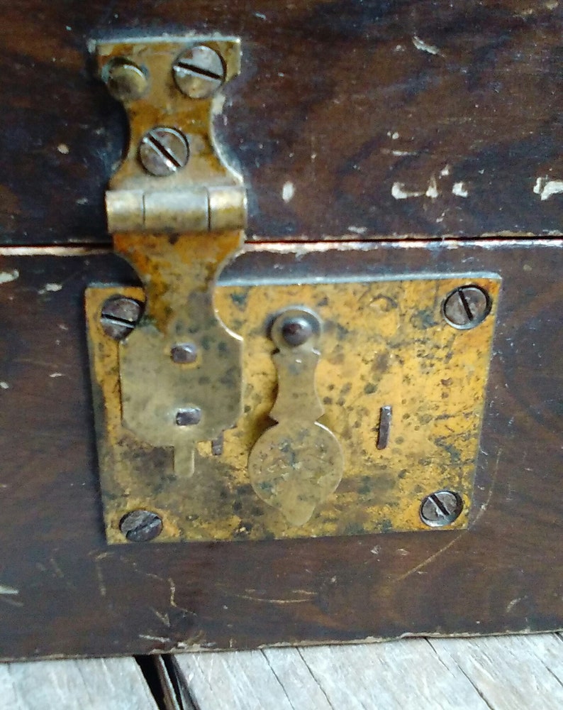1830 Grain Painted Document Box.