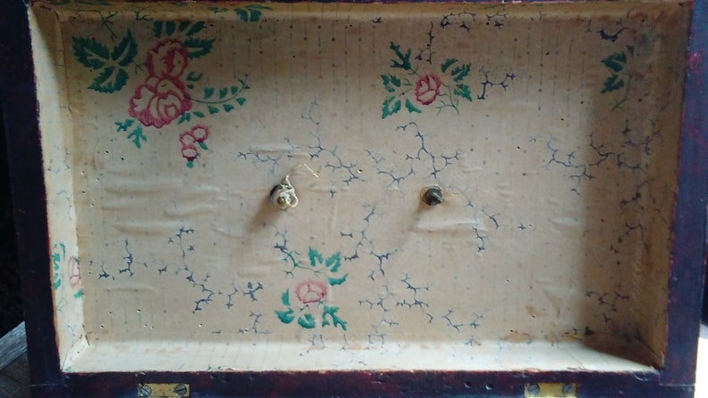 1830 Grain Painted Document Box.
