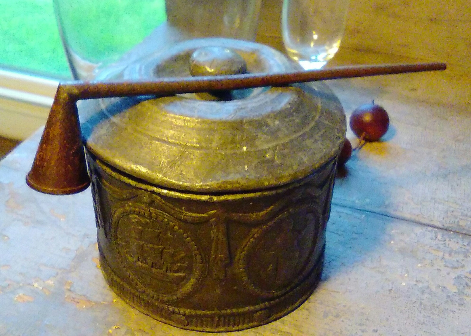 19th Century Tin Bubble Pipe. Etsy