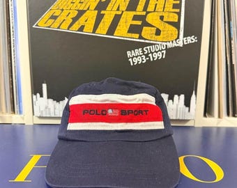 Vintage Polo Sport Ralph Lauren Baseball Cap, Men's, Red Cotton