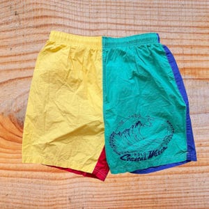 Vintage Rare Polo Ralph Lauren Coast Watch Swimming Shorts