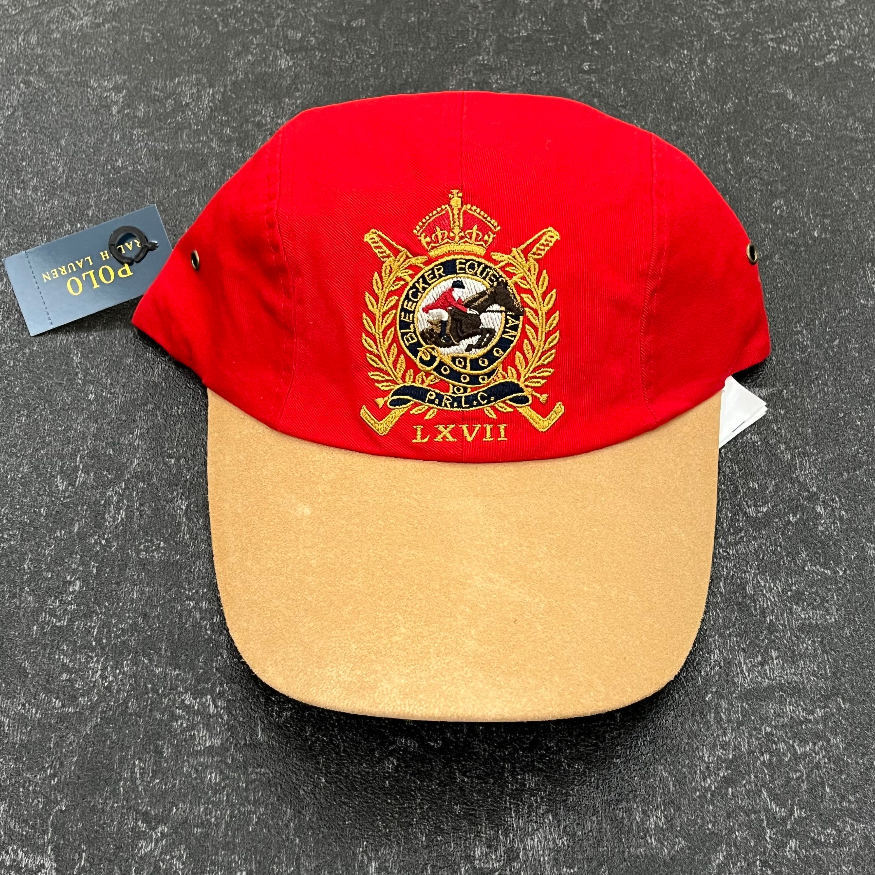 NWT Polo Ralph Lauren Vintage Style Horse 5 Panel Cap Leather - Etsy