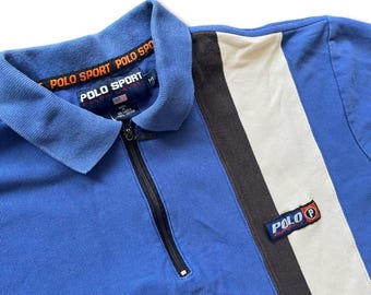 Vintage Polo Sport Ralph Lauren Stripe Polo Shirt