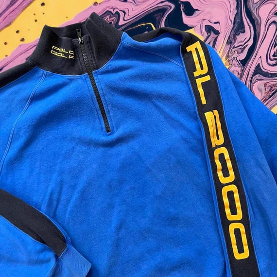 Vintage OG Polo RL 2000 Ralph Lauren Quarter Zip Sweatshirt - Etsy