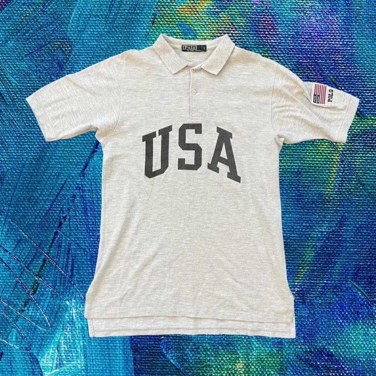 Vintage Polo Ralph Lauren USA Polo Shirt - Etsy