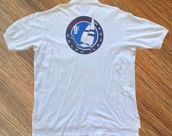 Vintage 90s Polo Sport Ralph Lauren Shield Black Multi Color