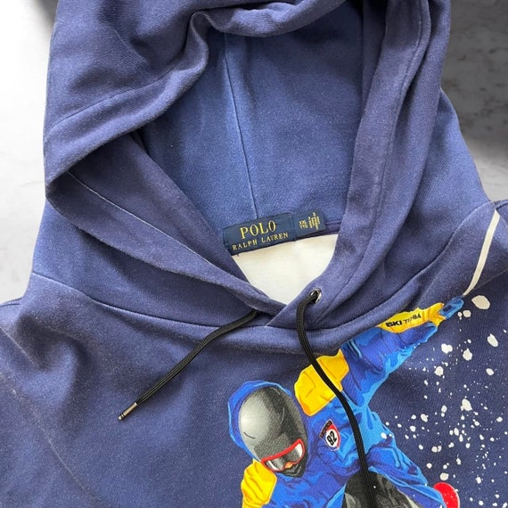 Polo Ralph Lauren Downhill Ski Racing Alpine 92 Hoodie Etsy
