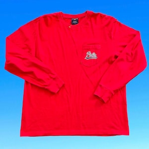 Vintage wie neue Polo Ralph Lauren Script Langarm T-Shirt