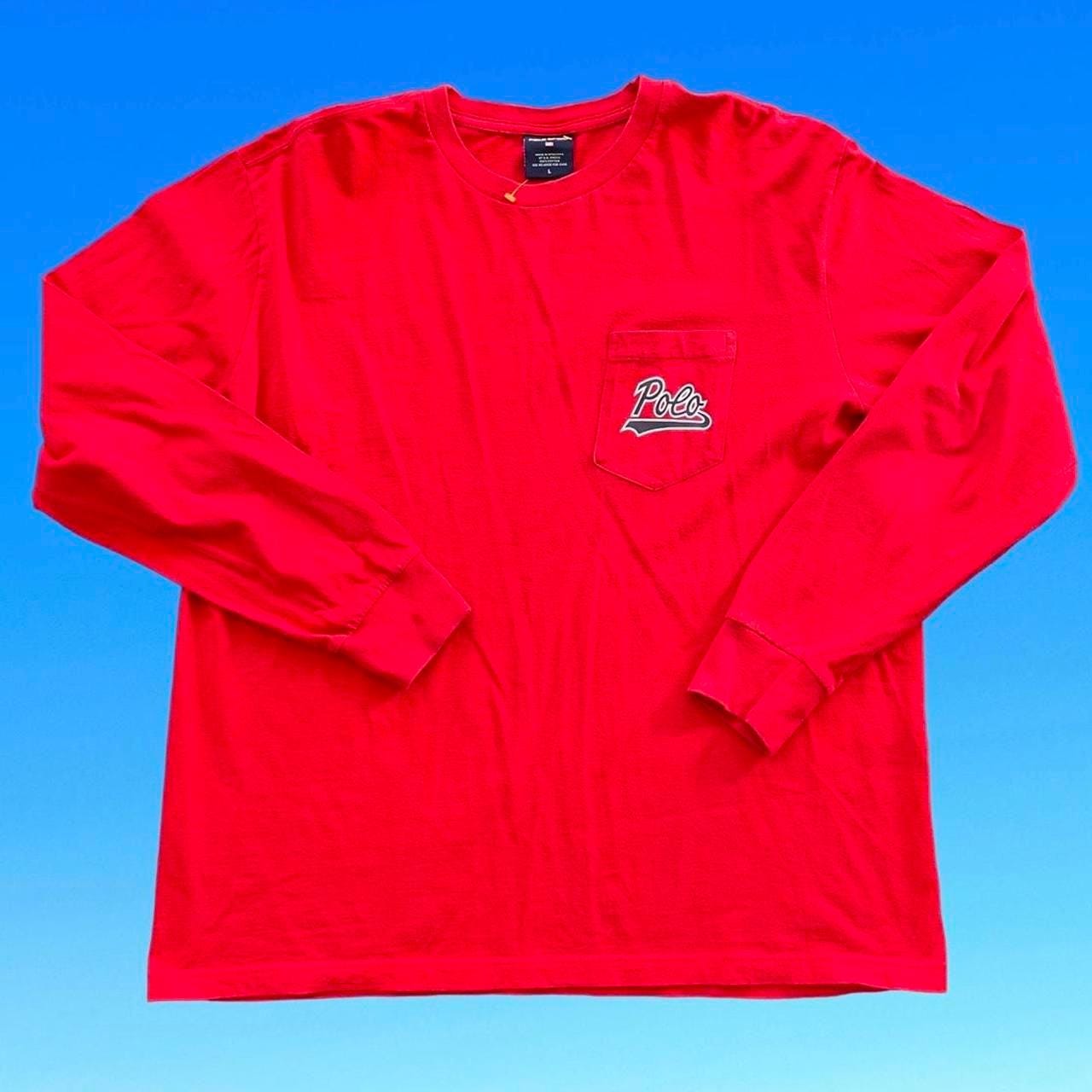 新品同様のヴィンテージ ポロ ラルフローレン スクリプト 長袖 T