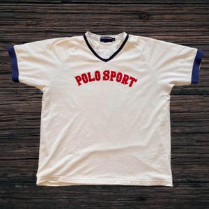 Vintage Polo Sport Jersey Polo Sport Shirt Polo Ralph Lauren