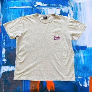 Vintage Polo Sport Ralph Lauren Script Tasche T-Shirt