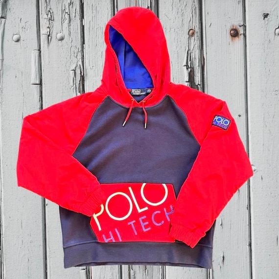 Tech Fleece Hoodie Polo Hi Tech Hybrid Pullover Polo Ralph Lauren