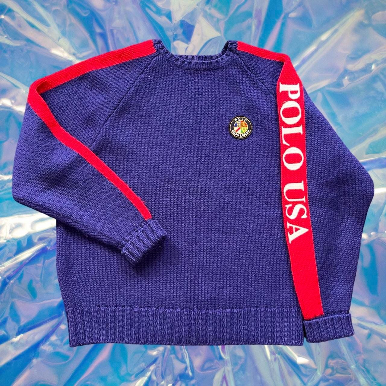 Vintage Rare Polo Ralph Lauren Cookie Knitted Sweater - Etsy Israel