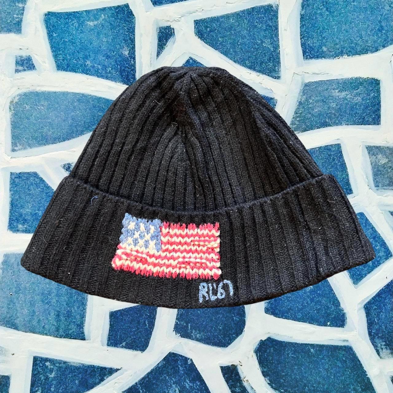 Polo Ralph Lauren RL67 USA Flag Beanie Hat - Etsy