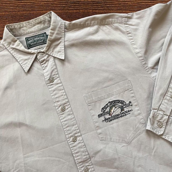 トップス 90s Polo Ralph Lauren COUNTRY Fishing Vintage Polo by Ralph Lauren Fishing Tackle Polo Shirt