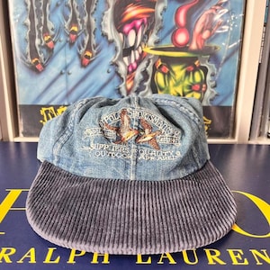 Vintage Ralph Lauren Denim Hat Cap - Etsy