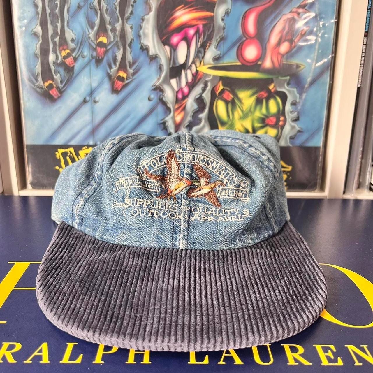 帽子 polo sportsman made in USA Vintage 90s Polo Ralph Lauren Sportsman Long Bill Hat Cap