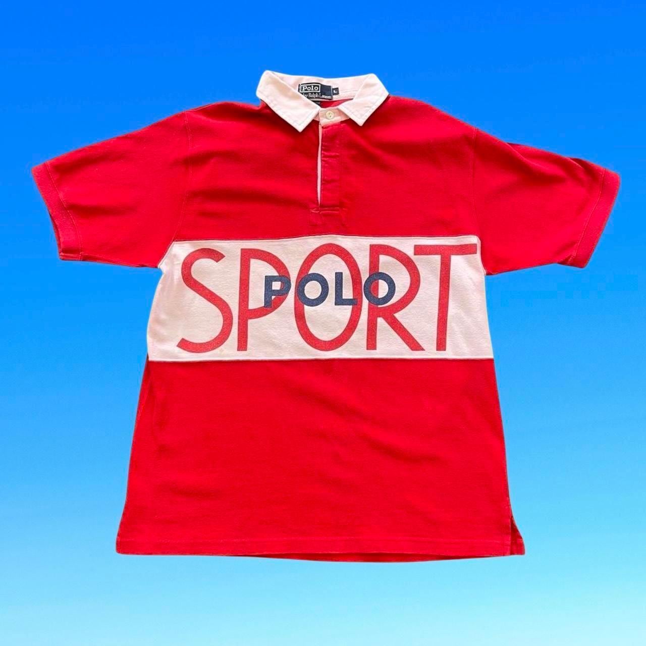 【Polo Ralphlauren】 90s POLO SPORT ビンテージ Vintage 90s Polo Sport Ralph Lauren Fleece Red Made In USA