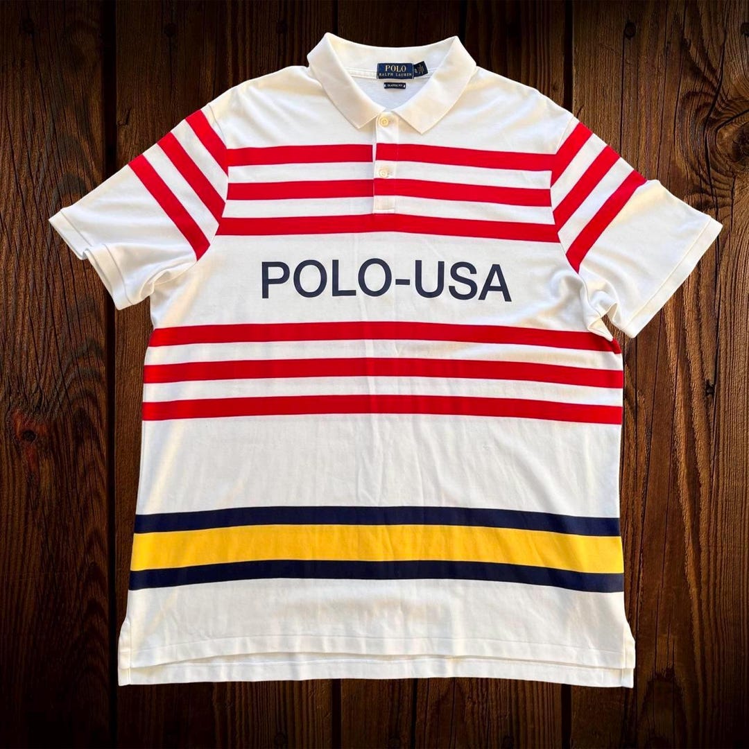Vintage Polo Ralph Lauren USA Polo Shirt - Etsy