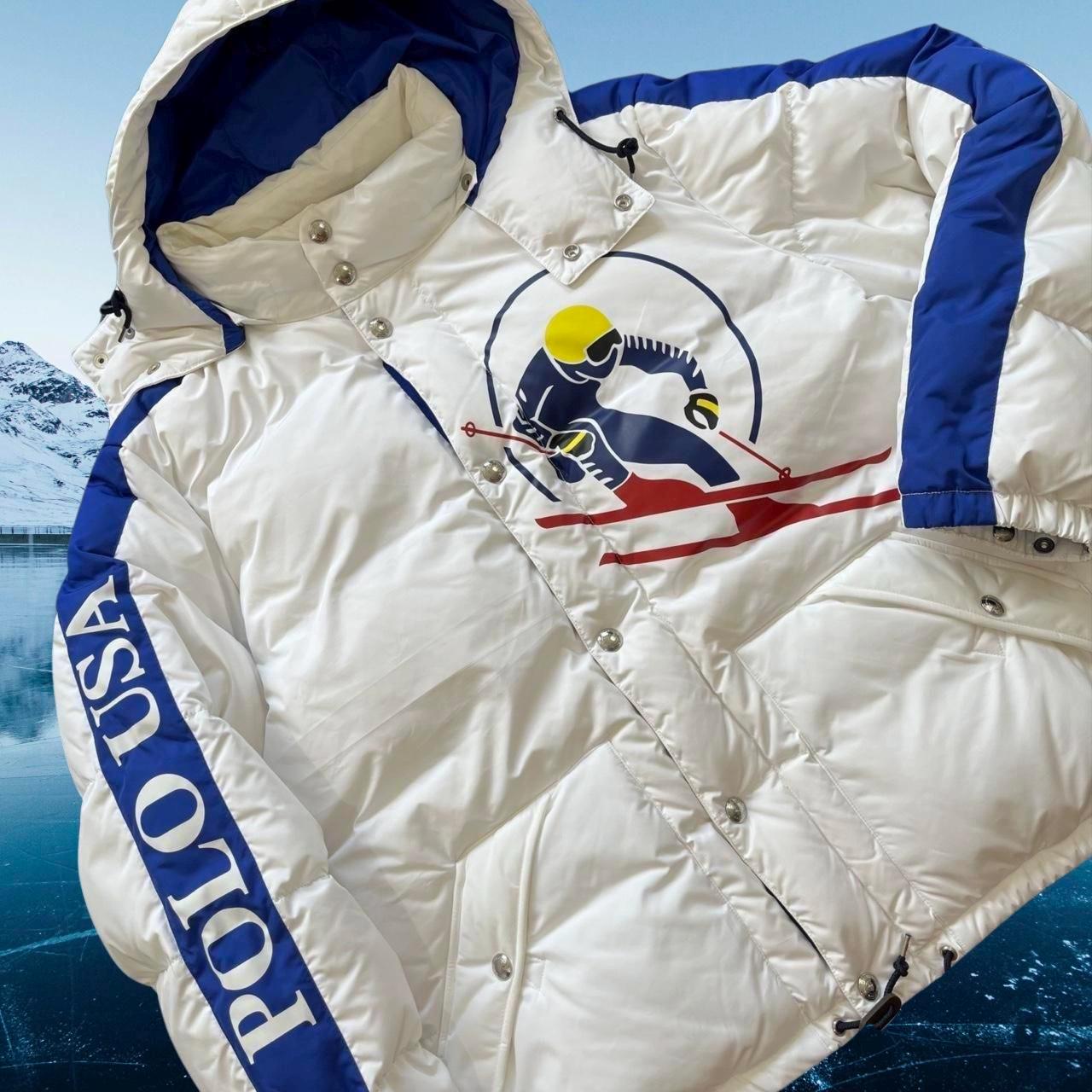 Polo Ralph Lauren Circle Ski Polo USA 92 Puffer Goose Jacket