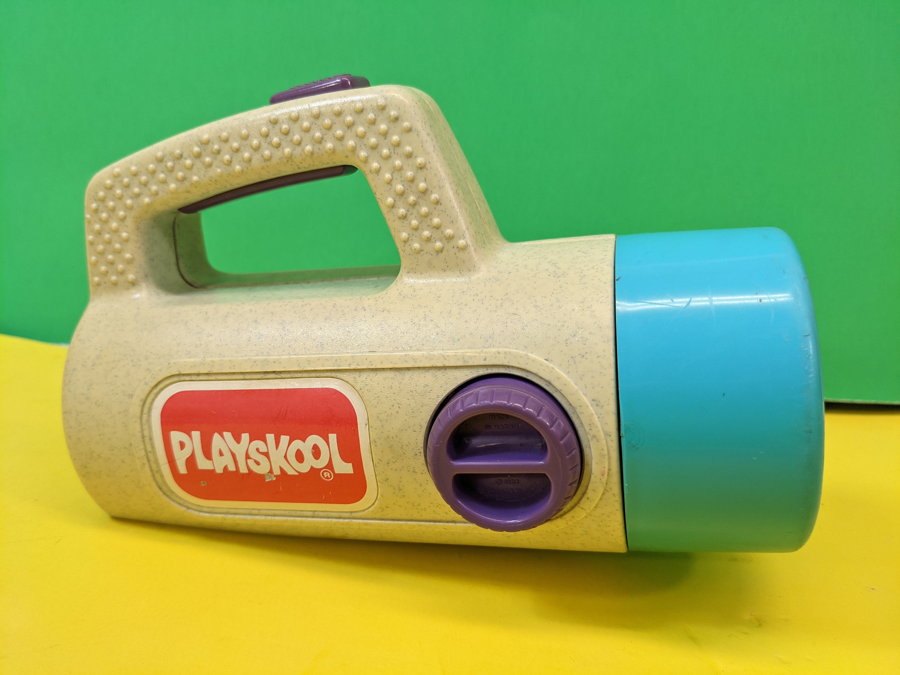 Vintage Playskool 3 Color Kids Flashlight Etsy