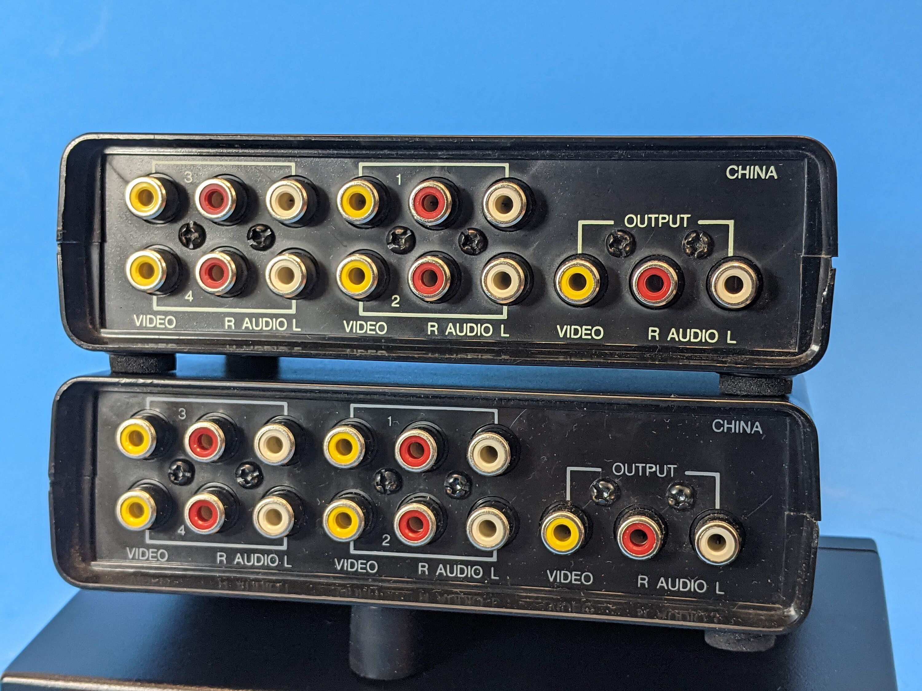 2 Radio Shack Video / Audio Selector Switches & 1 Luidspreker Etsy