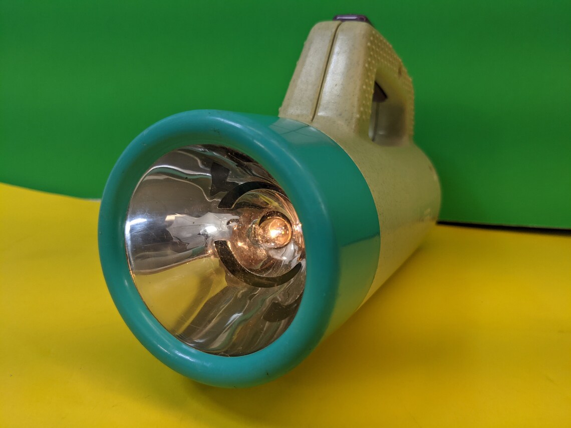 Vintage Playskool 3 Color Kids Flashlight Etsy