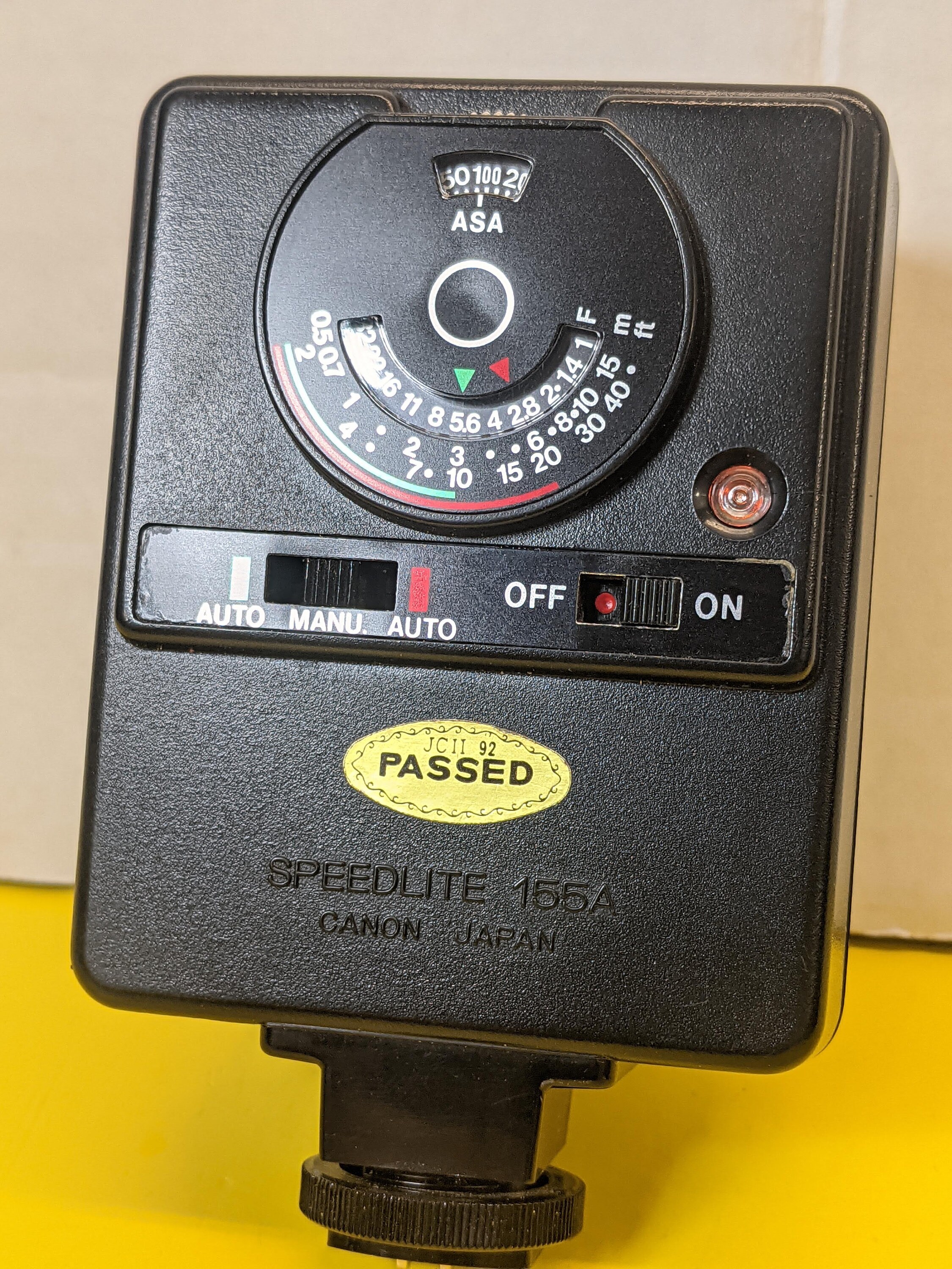 Vintage Canon Camera Speedlite 155A Photo Flash Unit Hot Shoe Etsy