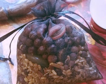 Money Altar Satchet, Herb Satchet, Crystal Satchet, Witchcraft