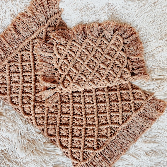 Macrame baby blanket best sale