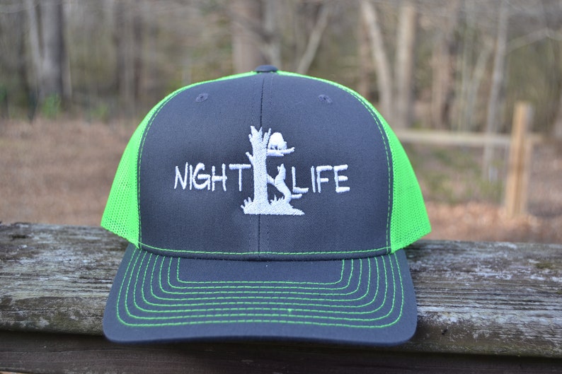 Night Life Coon Hunting Richardson Snapback Mesh Trucker Hat Etsy