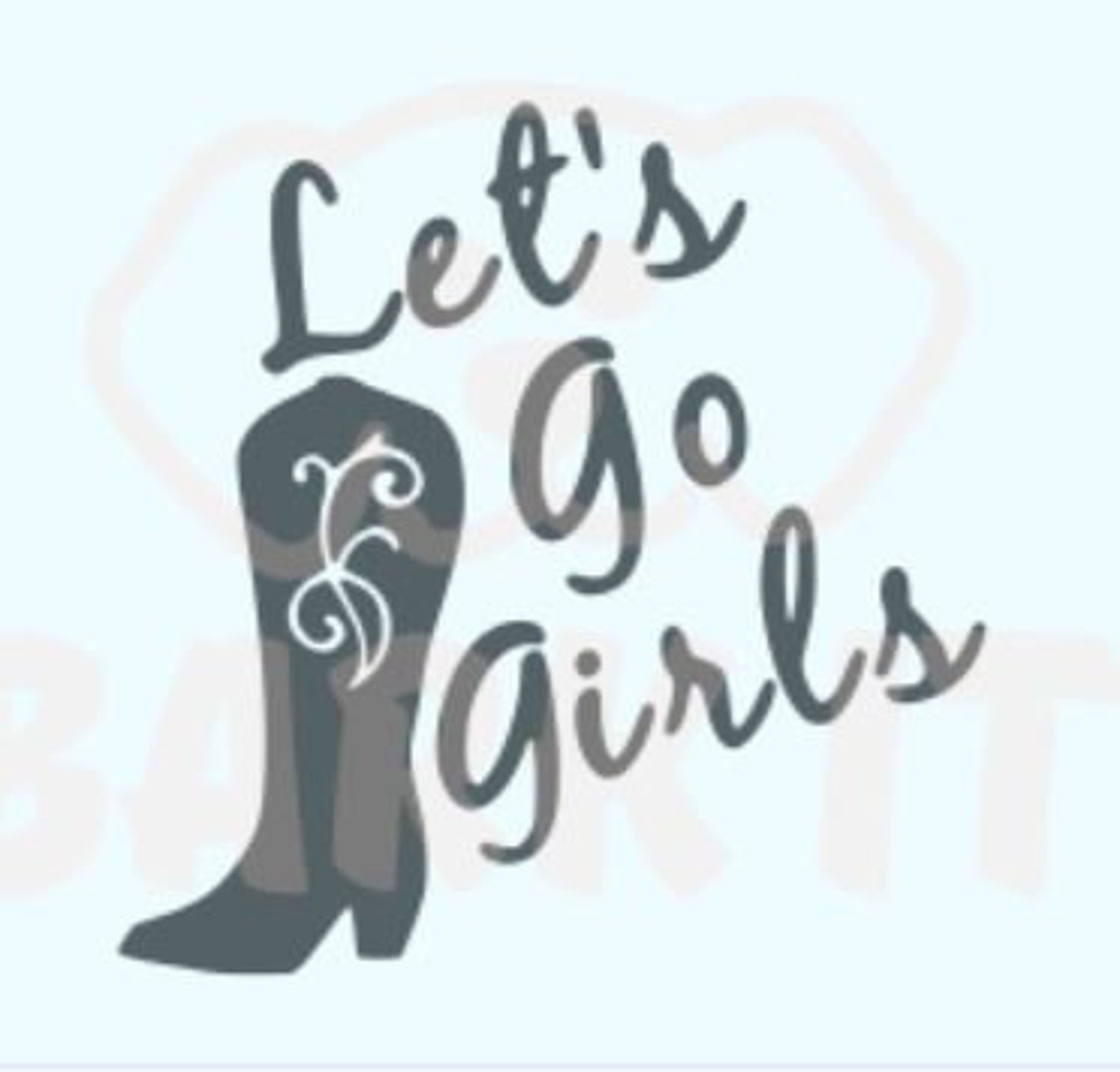 Let's Go Girls SVG PDF PNG Eps Digital Download Cut - Etsy Israel
