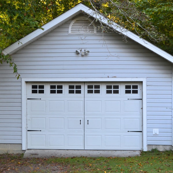 Vinyl Faux Carriage Garage Door