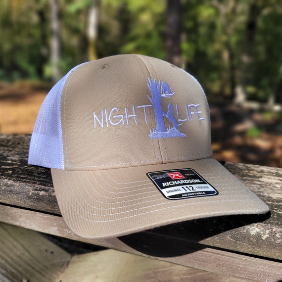 Night Life Coon Hunting Richardson Snapback Mesh Trucker Hat 